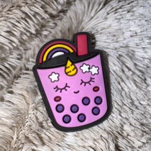 Unicorn Bubble Tea CROCS Jibbitz Shoe Charm 5/$20